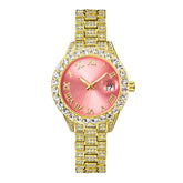 MISSFOX Pink Women Luxury Quartz Watch STYLE SOURCE