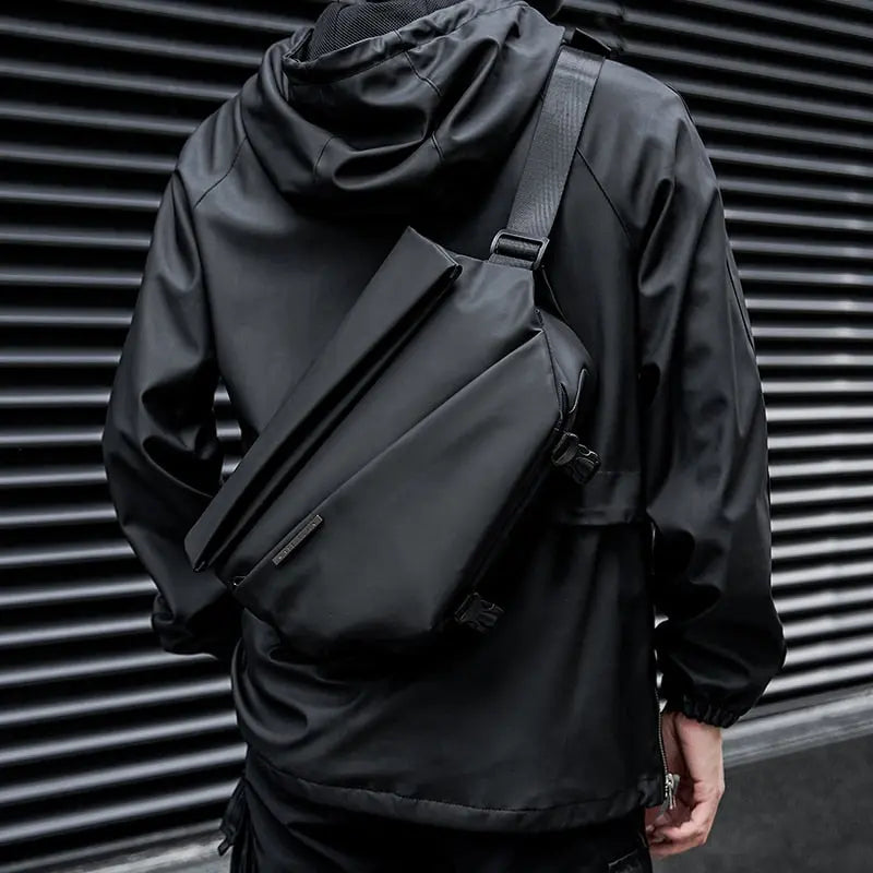 Premium Black Waterproof Crossbody Bag STYLE SOURCE