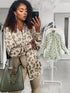 women satin blouse long sleeve zebra print shirts vintage office ladies tops femme chandails fashion blusa de mujer Chandails STYLE SOURCE
