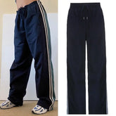Windbreaker Track Pants Sporty Baggy Low Waisted Trousers Cargo Pants for Women STYLE SOURCE