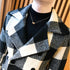 Men High Quality Leisure plaid Woolen cloth STYLE SOURCE