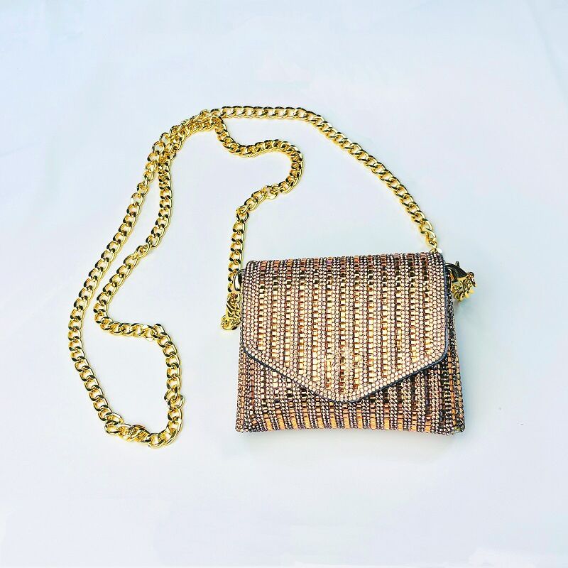 Female Bling Chain Crossbody Bag STYLE SOURCE