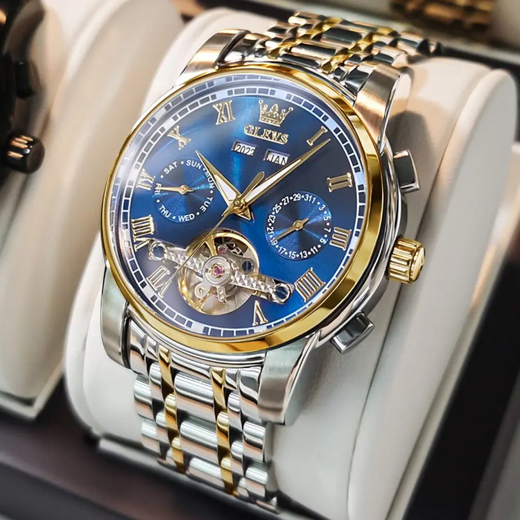 OLEVS Stainless Steel Men Watches STYLE SOURCE