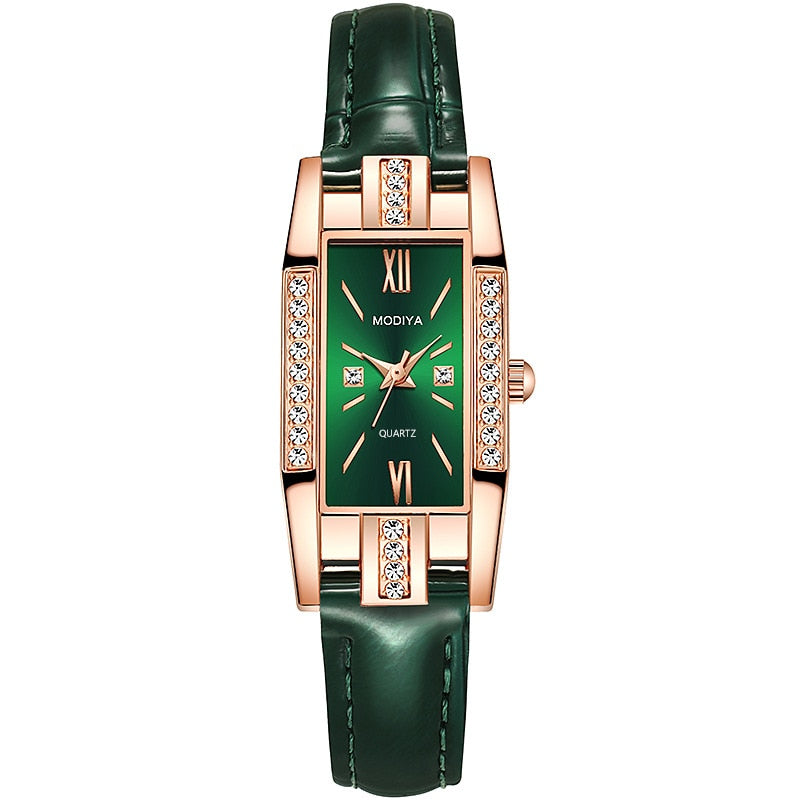 2022 Luxury Fashion Green Women Watch STYLE SOURCE