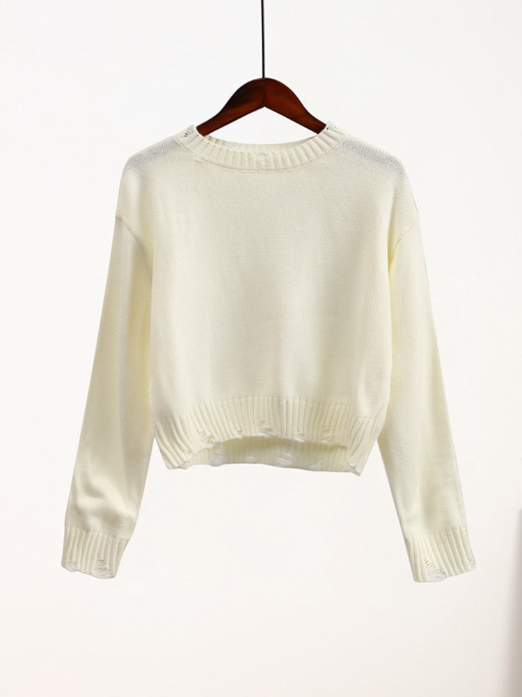 Tassel Knit Sweater For Women STYLE SOURCE