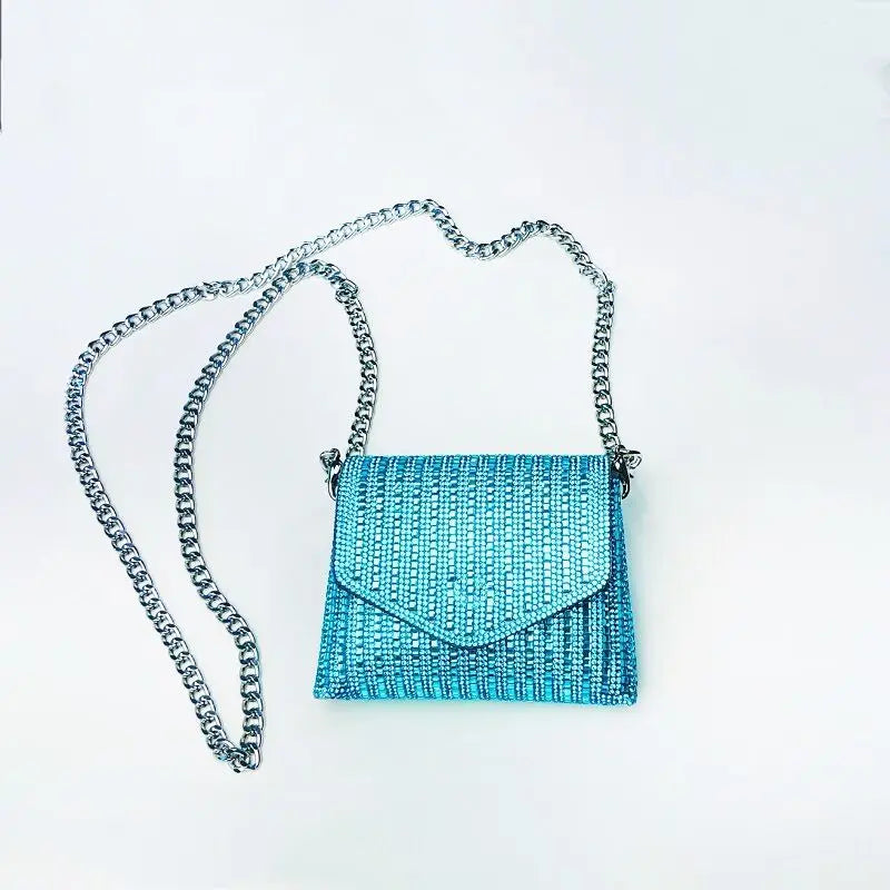 Female Bling Chain Crossbody Bag STYLE SOURCE