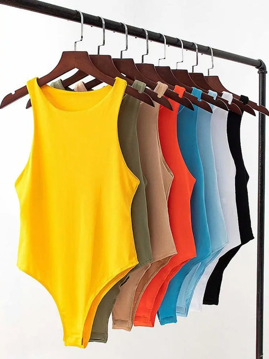 Summer solid sexy Bodycon women&