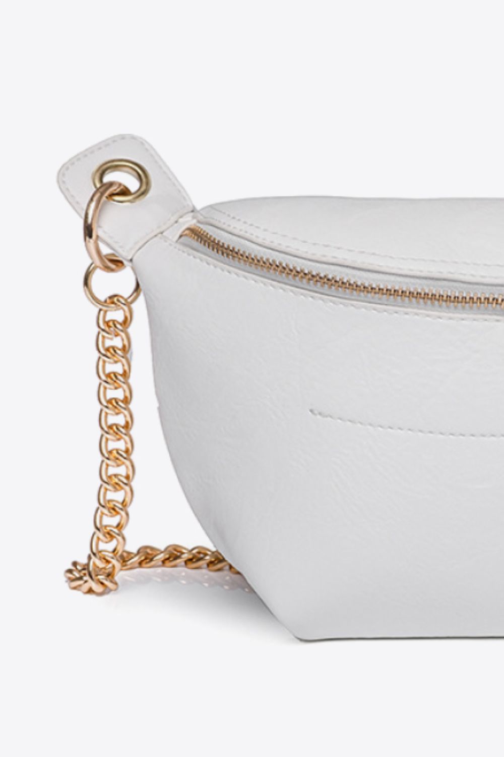 PU Leather Chain Strap Crossbody Bag STYLE SOURCE