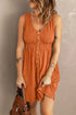 Sleeveless Button Down Mini Dress STYLE SOURCE