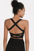 Crisscross Open Back Cropped Sports Cami STYLE SOURCE