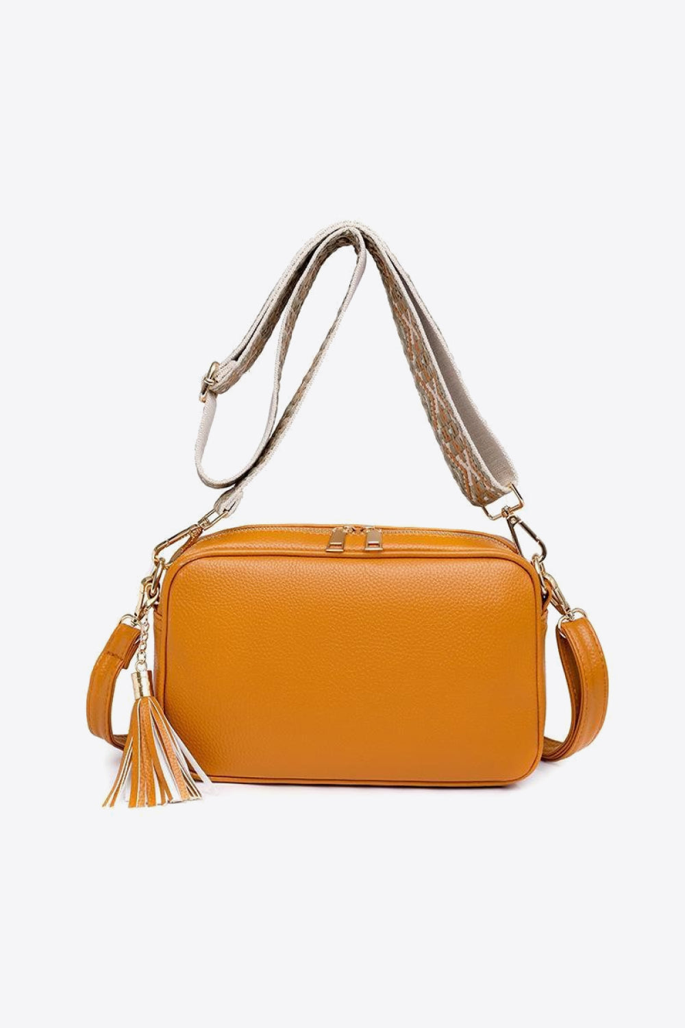 PU Leather Tassel Crossbody Bag STYLE SOURCE