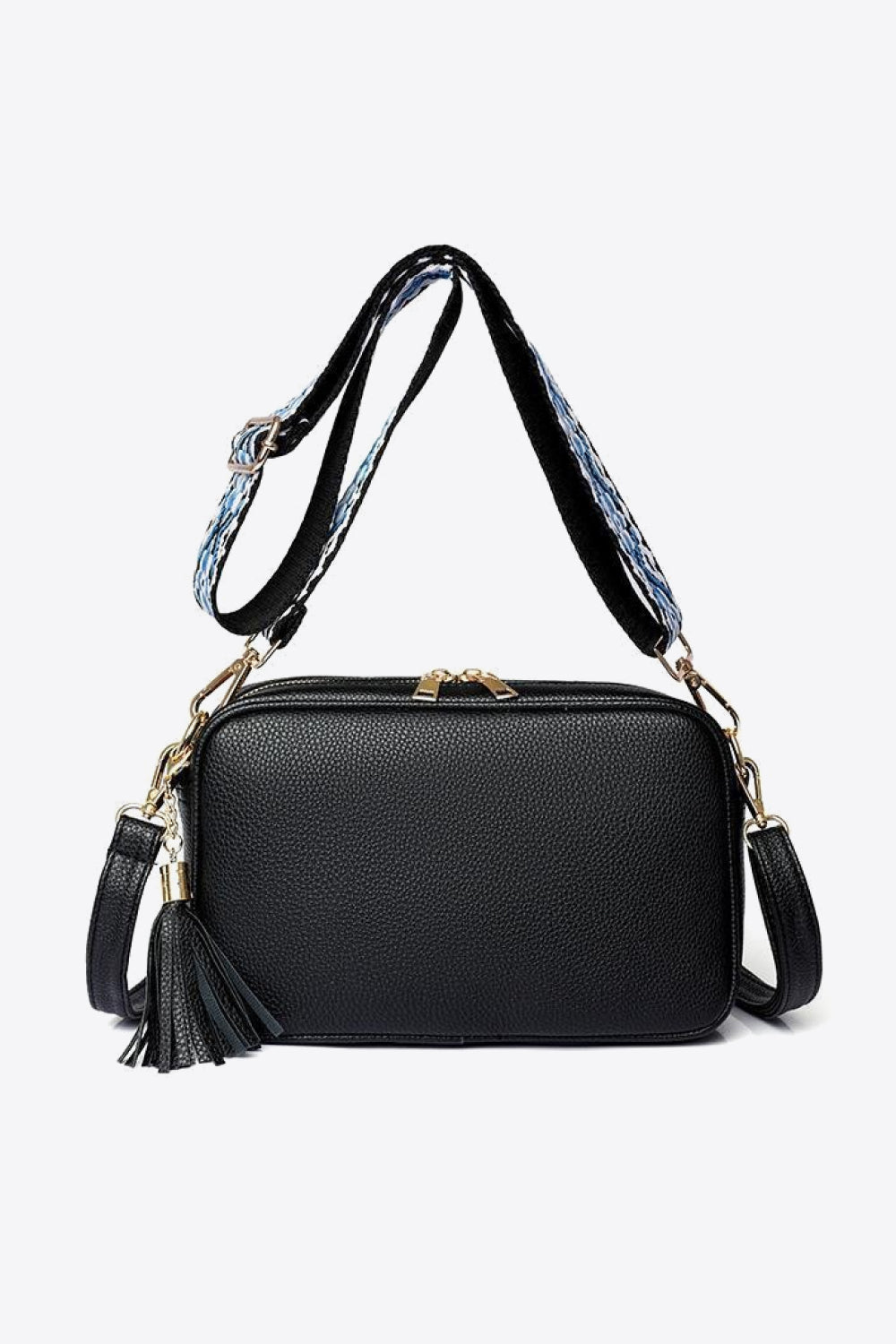 PU Leather Tassel Crossbody Bag STYLE SOURCE