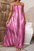 Tie-Dye Spaghetti Strap Maxi Dress STYLE SOURCE