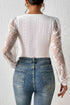 Eyelet Lace Detail Bodysuit STYLE SOURCE