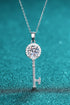 Moissanite Key Pendant Necklace STYLE SOURCE