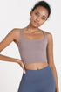 Crisscross Open Back Cropped Sports Cami STYLE SOURCE