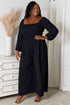 Double Take Square Neck Jumpsuit with Pockets STYLE SOURCE