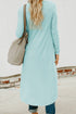 V-Neck Long Sleeve Cardigan with Pocket STYLE SOURCE