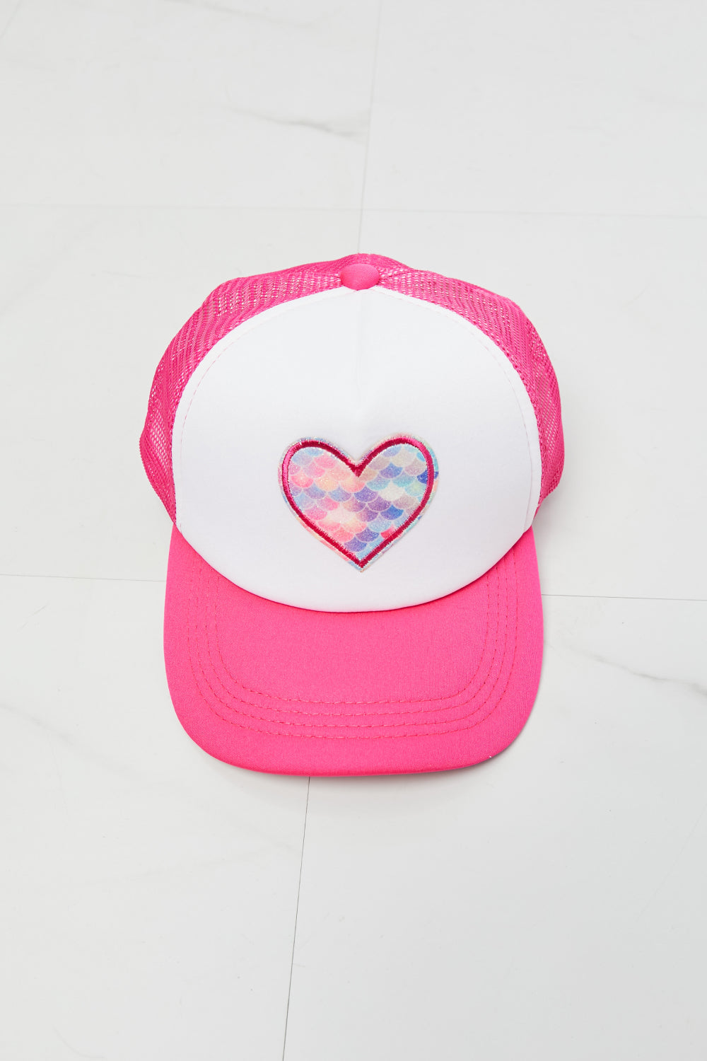 Fame Falling For You Trucker Hat in Pink STYLE SOURCE