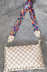 PU Leather Studded Shoulder Bag STYLE SOURCE