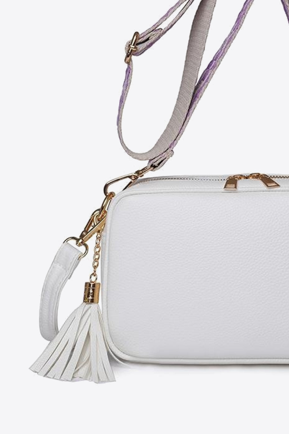 PU Leather Tassel Crossbody Bag STYLE SOURCE