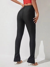 High Waist Slit Skinny Pants STYLE SOURCE
