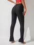 High Waist Slit Skinny Pants STYLE SOURCE