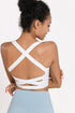 Crisscross Open Back Cropped Sports Cami STYLE SOURCE