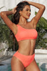 Textured One-Shoulder Bikini Set STYLE SOURCE