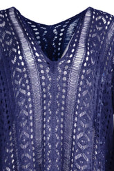 Cutout V-Neck Cover-Up with Tassel STYLE SOURCE