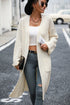 Dropped Shoulder Long Sleeve Cardigan with Pocket STYLE SOURCE